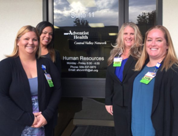 Workers' Compensation Team, left to right: Ashley Clabeaux, Caroline Raygoza, Sonni Burrell, Amber Antiporda.